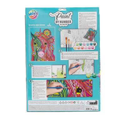 Malen nach Zahlen Einhorn