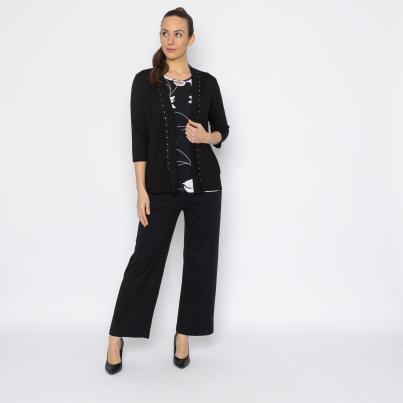 RÖSSLER SELECTION Damen-Jerseyjacke schwarz