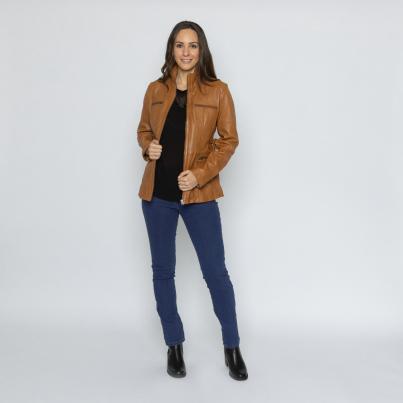 OTTO KERN Damen-Lederjacke camel