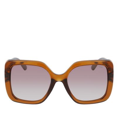 Sonnenbrille Damen braun/gold