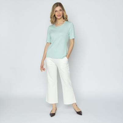 Christian Materne Damen-Hose Wide weiß