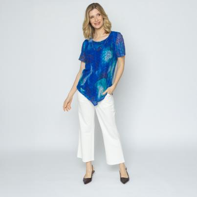 Christian Materne Damen-Longshirt multicolor