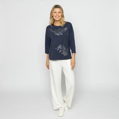 Lounge Collection by H. Schuberth Shirt dunkelblau