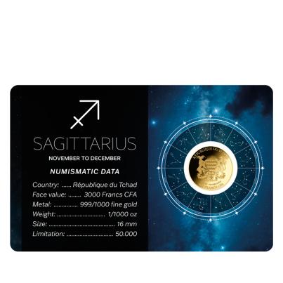 Coincard Sternzeichen "Schütze"