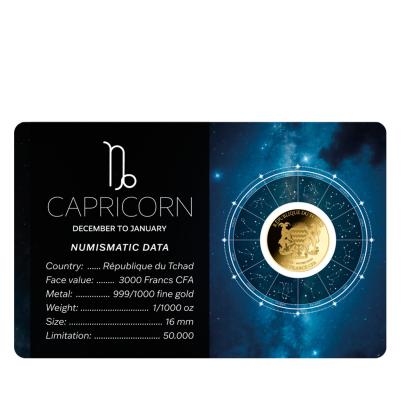 Coincard Sternzeichen "Steinbock"