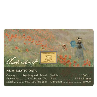Coincard Chlaude Monet Poppy Field near Argenteuil