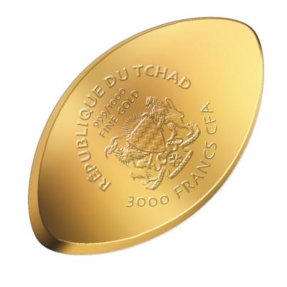 Shape-Münze "American Football"