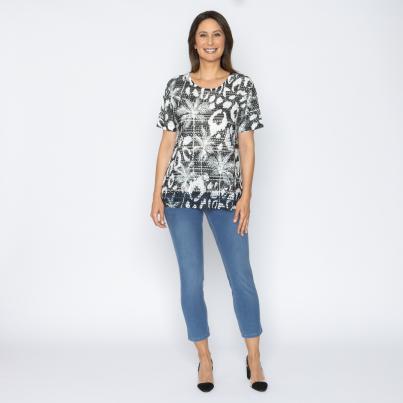 TRENDS by J. Leibfried Shirt schwarz/weiß