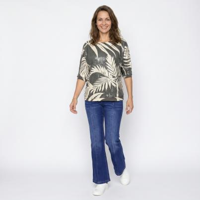TRENDS by J. Leibfried Shirt dunkelgrau/offwhite