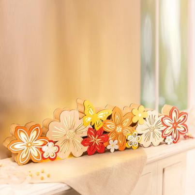 LED-Holzdekoration 50cm