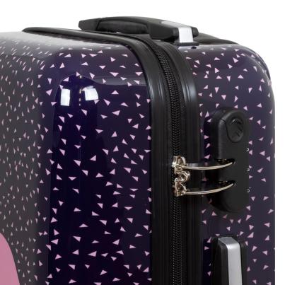 3-teiliges Polycarbonat-Kofferset 'Flamingo'