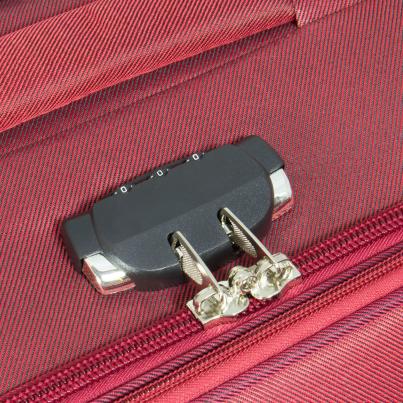 3-teiliges Nylon-Kofferset 'Maribor' rot