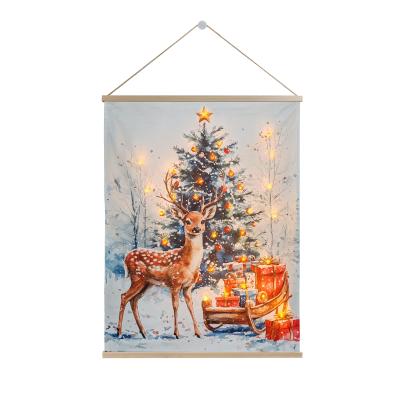 LED-Wandbild Rehlein   