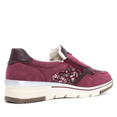 TOPWAY COMFORT Damenslipper burgundy