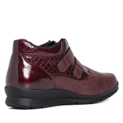TOPWAY COMFORT Damenstiefelette burgundy