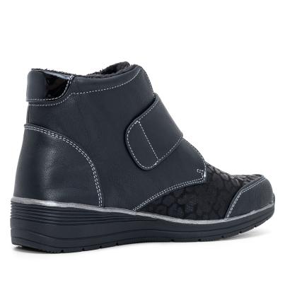 TOPWAY COMFORT Damenstiefelette schwarz