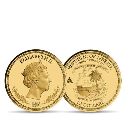 5er Set Goldmünzen "Queen Elizabeth II"