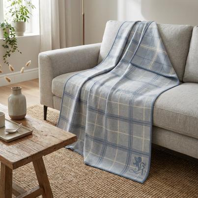 OTTO KERN Design-Wohndecke blau