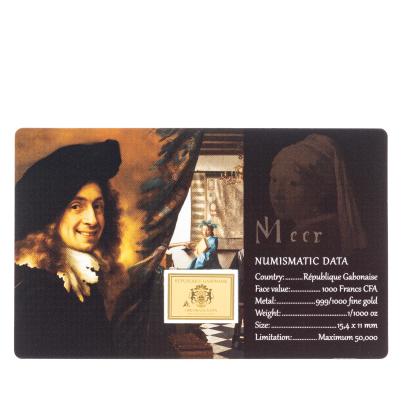 Coincard "Collage Johannes Vermeer"