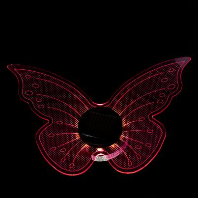 2 Solar-Schmetterlingsleuchten 3in1-Funktion