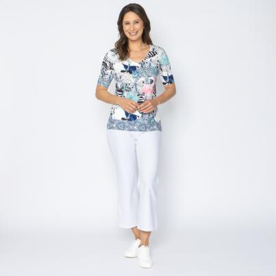 BRILLIANTSHIRTS Damen-Shirt Flamingo