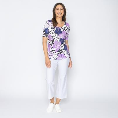 BRILLIANTSHIRTS Damen-Shirt Zebra