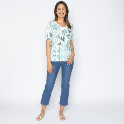 BRILLIANTSHIRTS Damen-Shirt Palmen