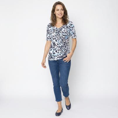 BRILLIANTSHIRTS Damen-Shirt Animalmix