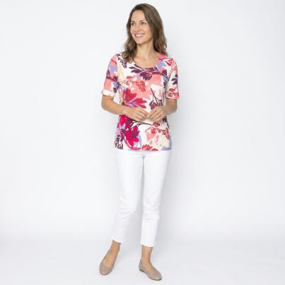 BRILLIANTSHIRTS Damen-Shirt Herbstblumen