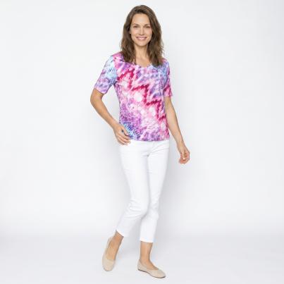 BRILLIANTSHIRTS Damen-Shirt Tropical Grafisch