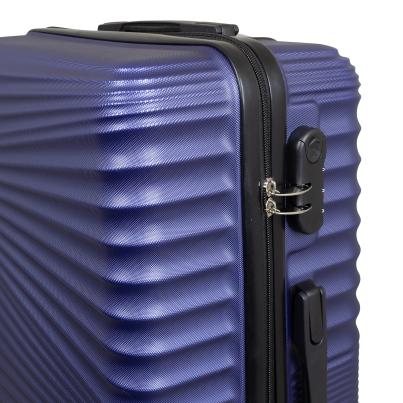 3-teiliges ABS-Kofferset 'Luxor' blau