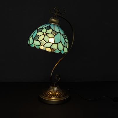 Tiffanystillampe Eisblau