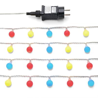 Outd. Lichterkette 10m pastell