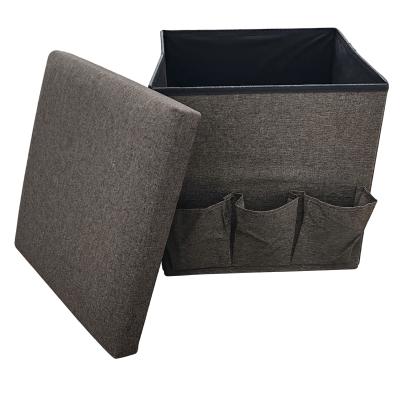 Sitzhocker faltbar mit Tasche, braun