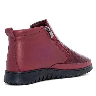Andrea Conti Damen Lederstiefelette burgund