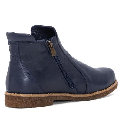 Andrea Conti Damen Lederstiefelette dunkelblau