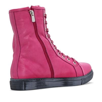 Andrea Conti Damen Lederboots hot pink