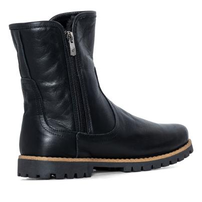 Andrea Conti Damen Lederboots schwarz