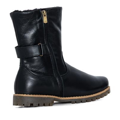 Andrea Conti Damen Lederboots schwarz