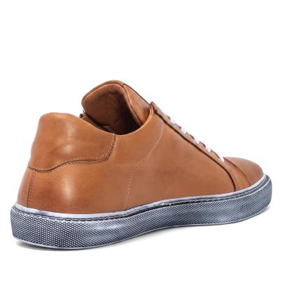 STEXX Herren Lederschnürer cognac