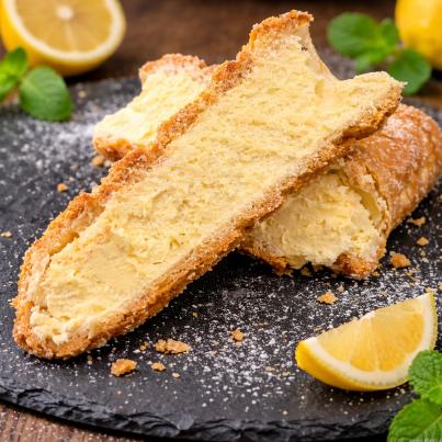 Striezelgebäck Zabajone-Creme