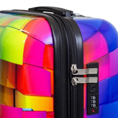 3-tlg. Hartschalenkofferset 'Mosaik'