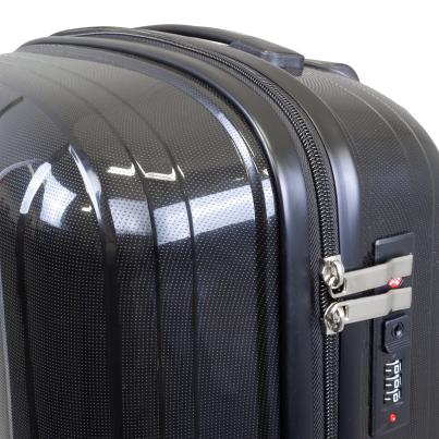 4-teiliges Hartschalenkofferset 'Florenz' schwarz