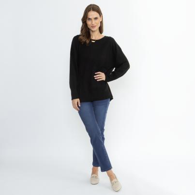 100% KASCHMIR Pullover schwarz