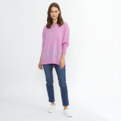 100% KASCHMIR Pullover rosa