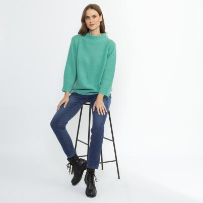 100% KASCHMIR Pullover grün