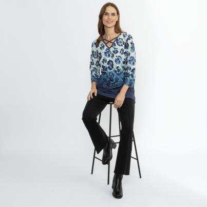 CHRISTIAN MATERNE Damen-Tunikashirt multicolor