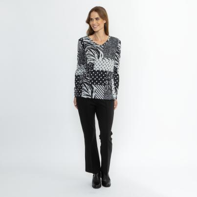CHRISTIAN MATERNE Damen-Shirt multicolor