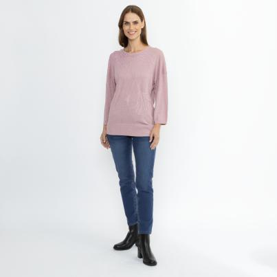 CHRISTIAN MATERNE Damen-Pullover rose