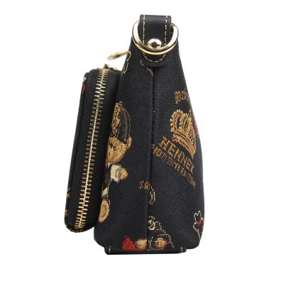Henney Bear Umhängetasche schwarz/multicolor